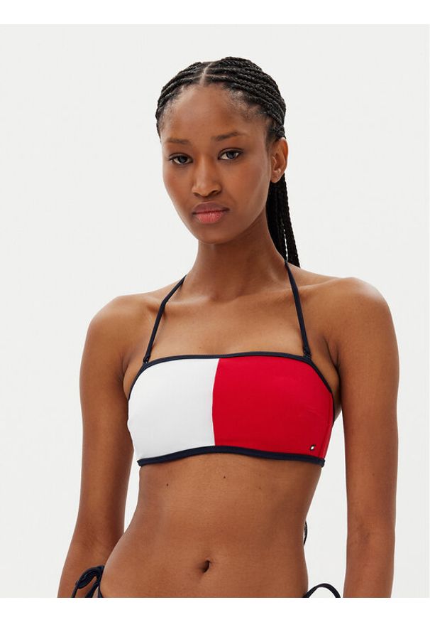 TOMMY HILFIGER - Tommy Hilfiger Góra od bikini UW0UW05816 Czerwony. Kolor: czerwony. Materiał: syntetyk