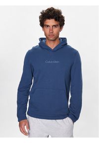 Calvin Klein Performance Bluza 00GMS3W303 Niebieski Regular Fit. Kolor: niebieski. Materiał: bawełna