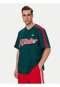 Adidas - adidas T-Shirt Summer League Varsity Baseball KE2245 Zielony Oversize. Kolor: zielony. Materiał: syntetyk #1