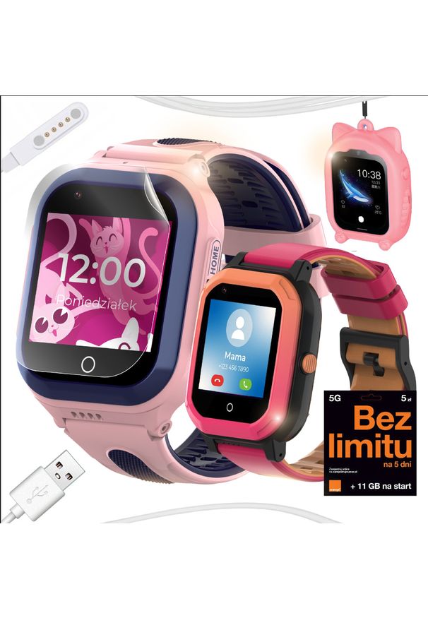 WonderWatch - SMARTWATCH ZEGAREK DLA DZIECI ROZMOWY GRY WIADOMOŚCI GPS TELEFON. Rodzaj zegarka: smartwatch