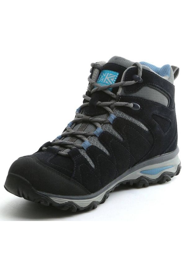 Buty turystyczne damskie Karrimor Rona Mid. Kolor: niebieski. Materiał: guma, syntetyk, zamsz, materiał. Styl: sportowy