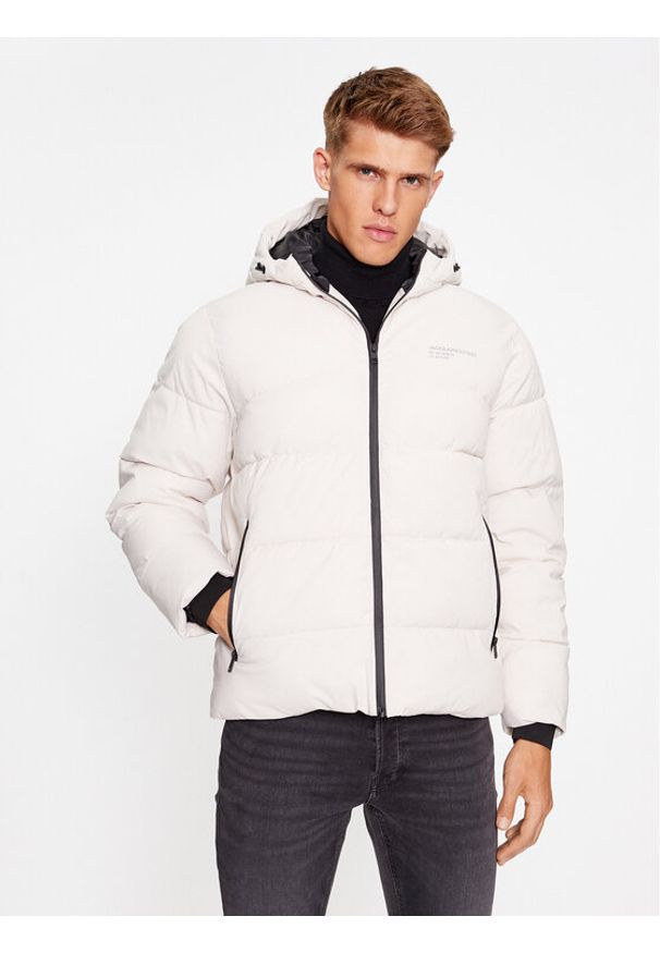 Jack & Jones - Jack&Jones Kurtka puchowa 12236065 Écru Regular Fit. Materiał: syntetyk, puch