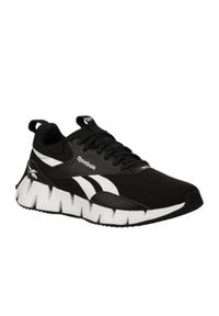 Buty do chodzenia męskie Reebok Zig Dynamica. Zapięcie: sznurówki. Kolor: czarny, biały, wielokolorowy. Materiał: syntetyk, tkanina, materiał. Szerokość cholewki: normalna. Sport: turystyka piesza