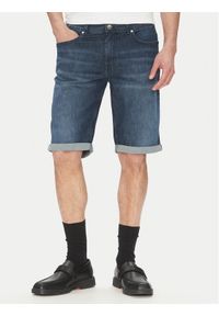 Karl Lagerfeld - KARL LAGERFELD Szorty jeansowe 265820 552833 Granatowy Regular Fit. Kolor: niebieski. Materiał: bawełna