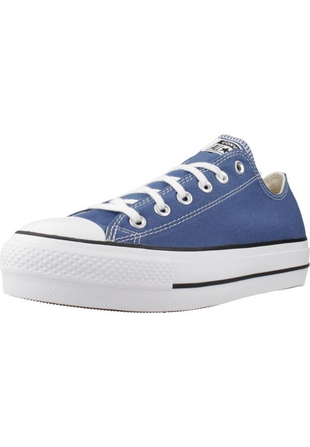 Buty Converse Ctas Lift Ox niebieskie damskie. Kolor: niebieski. Materiał: tkanina