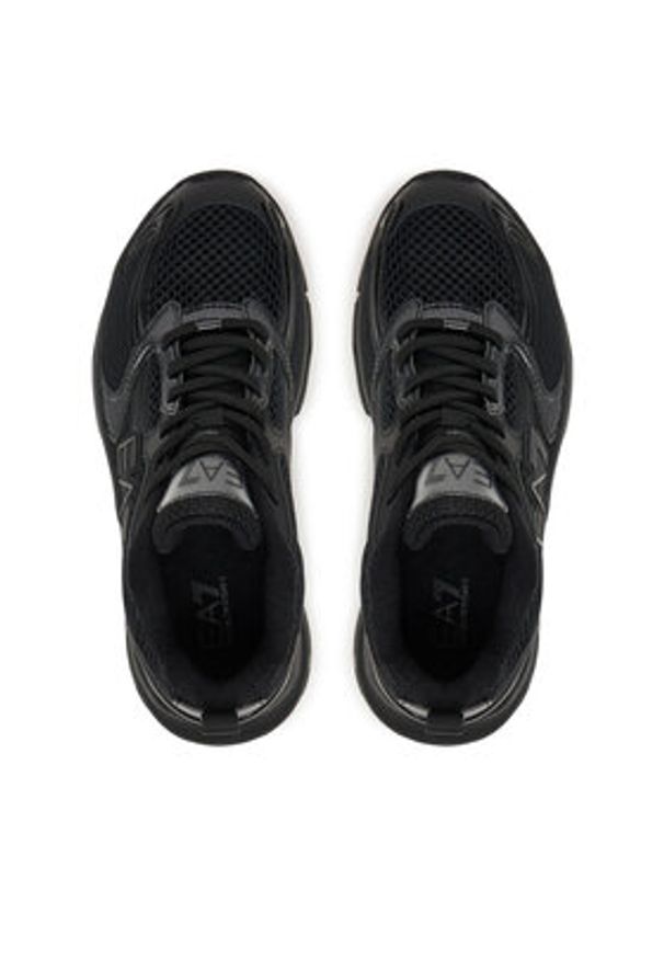 EA7 Emporio Armani Sneakersy X8X249 XK446 MC492 Czarny. Kolor: czarny. Materiał: skóra