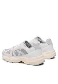 Calvin Klein Jeans Sneakersy Retro Tennis Laceup Mix Lth YM0YM00696 Szary. Kolor: szary. Materiał: materiał #5