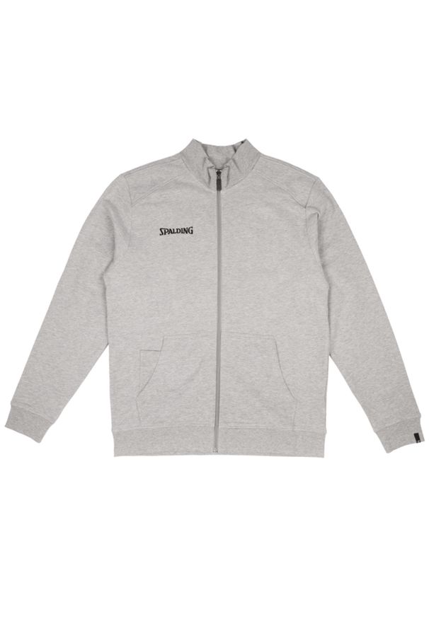 SPALDING - Bluza pełny zamek błyskawiczny Spalding Flow. Kolor: szary. Sport: koszykówka