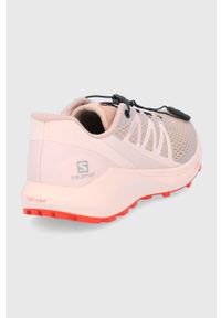 salomon - Salomon Buty damskie kolor różowy. Nosek buta: okrągły. Zapięcie: sznurówki. Kolor: różowy #3