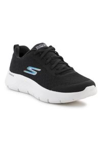 skechers - Buty do chodzenia damskie Skechers Go Walk Flex Viva. Kolor: czarny, wielokolorowy. Materiał: materiał, syntetyk. Szerokość cholewki: normalna. Sport: turystyka piesza