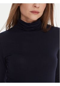 United Colors of Benetton - United Colors Of Benetton Golf 3Z12D2010 Granatowy Slim Fit. Typ kołnierza: golf. Kolor: niebieski. Materiał: wiskoza #2