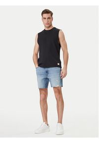 Calvin Klein Jeans Szorty jeansowe LV04RF790G Niebieski Slim Fit. Kolor: niebieski. Materiał: bawełna #2