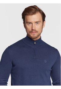 North Sails Sweter 699502 Granatowy Regular Fit. Kolor: niebieski. Materiał: bawełna #3