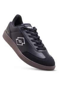 Buty sportowe LOTTO VINTAL sneakersy. Kolor: czarny. Sport: turystyka piesza