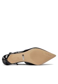 Guess Sandały Jesson FLPJES PAT05 Czarny. Kolor: czarny. Materiał: lakier, skóra