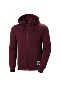 Bluza z kapturem i zamkiem błyskawicznym Helly Hansen Arctic Ocean. Typ kołnierza: kaptur. Kolor: czerwony. Sezon: zima