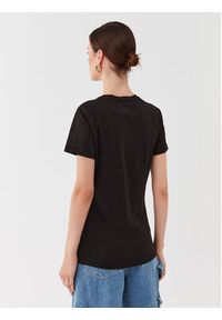 Liu Jo T-Shirt 5F3135 JS923 Czarny Regular Fit. Kolor: czarny. Materiał: bawełna #5