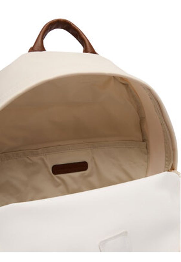 TOMMY HILFIGER - Tommy Hilfiger Plecak Popette Dome Backpack AW0AW17939 Écru. Materiał: skóra