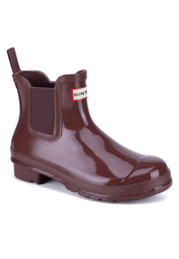Hunter Kalosze WFS2078RGL Bordowy. Kolor: czerwony. Materiał: kauczuk