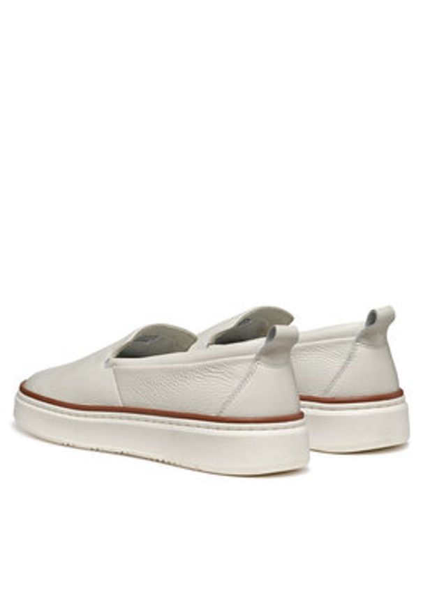 Geox Tenisówki U Zackerty U55HPA 00046 C1000 Biały. Kolor: biały. Materiał: skóra