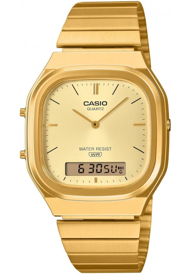 Zegarek męski Casio AQ-240EG-9AEF złoty. Kolor: złoty