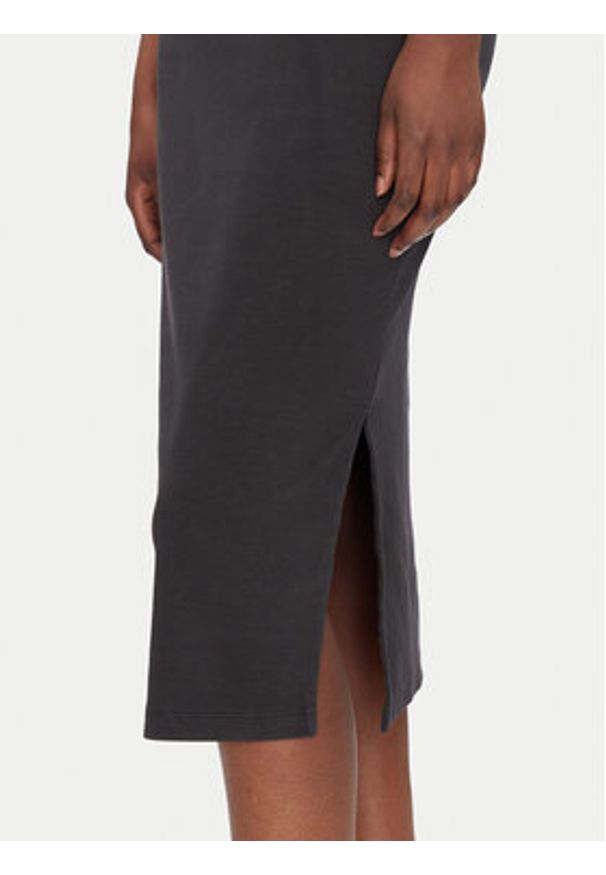 BOSS Sukienka codzienna 50536979 Czarny Regular Fit. Okazja: na co dzień. Kolor: czarny. Materiał: bawełna. Typ sukienki: proste. Styl: casual