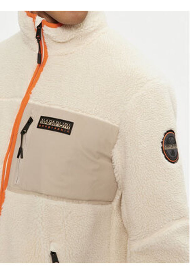 Napapijri Polar Yupik NP0A4GNT Beżowy Regular Fit. Kolor: beżowy. Materiał: syntetyk