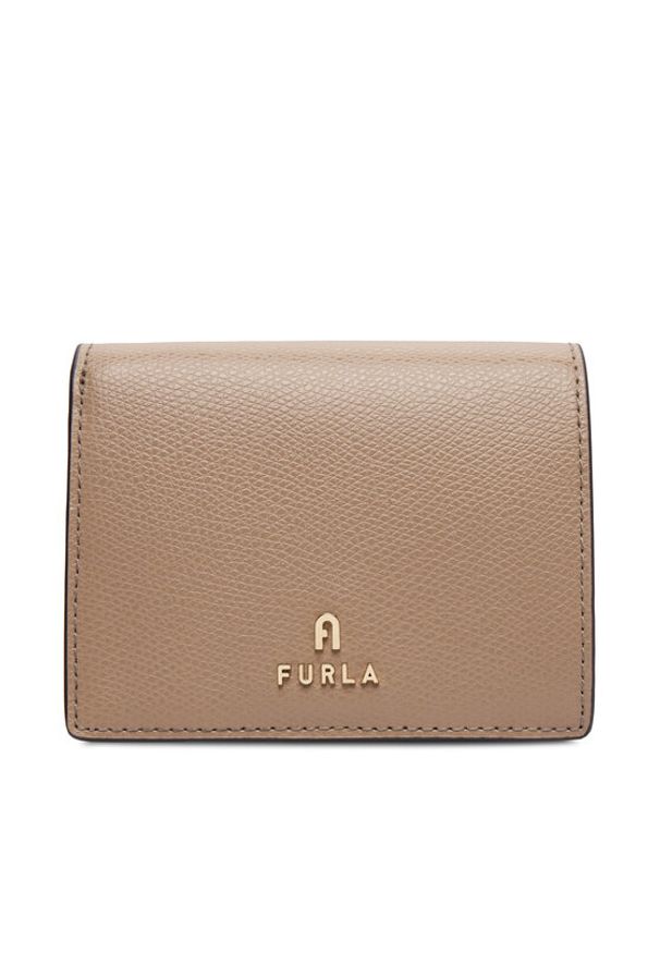 Furla Mały Portfel Damski Camelia WP00304 ARE000 CN 1257S 1007 Beżowy. Kolor: beżowy. Materiał: skóra
