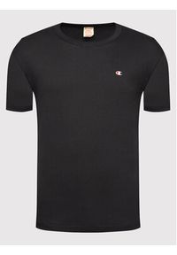 Champion T-Shirt 216545 Czarny Regular Fit. Kolor: czarny. Materiał: bawełna