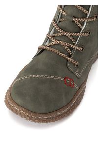 Rieker Botki Y8441-54 Zielony. Kolor: zielony. Materiał: skóra #4