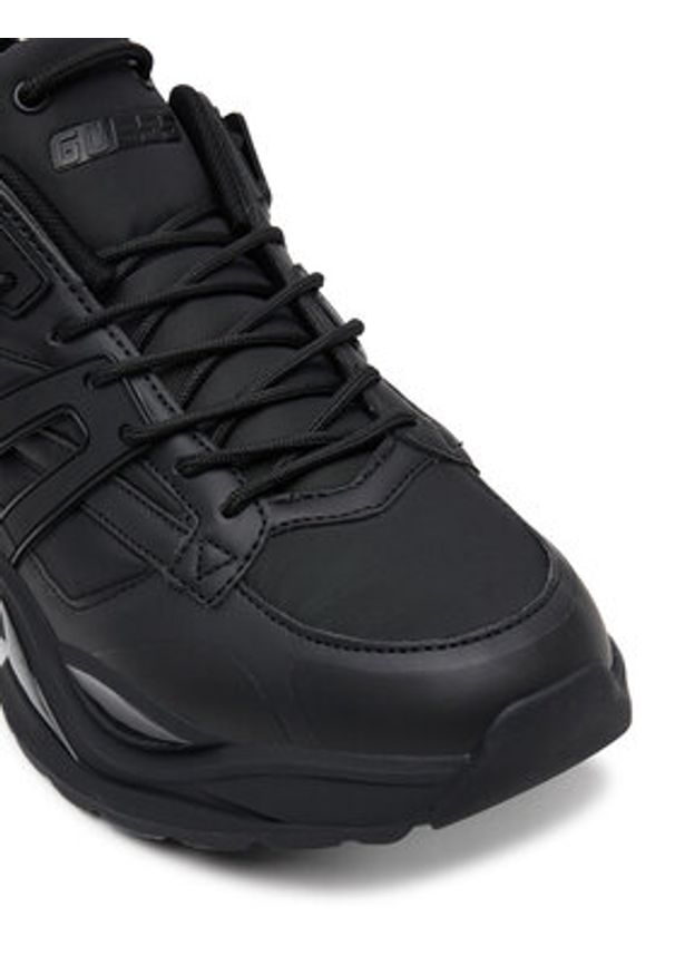 Guess Sneakersy FMFBEL ELE12 Czarny. Kolor: czarny. Materiał: skóra