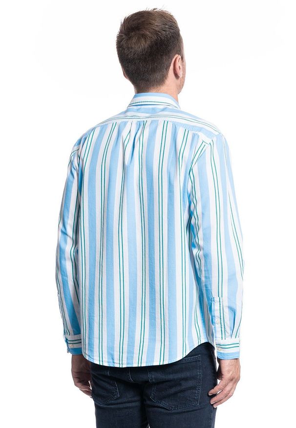 Lee - KOSZULA MĘSKA LEE RIVETED SHIRT SKY BLUE L66IDRNR 112116422
