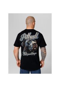 PITBULL - Koszulka bawełniana sportowy t-shirt dla dorosłych Original. Kolor: wielokolorowy, czarny. Materiał: bawełna #1