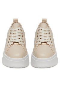 DeeZee Sneakersy AM25237 Beżowy. Kolor: beżowy. Materiał: skóra #3