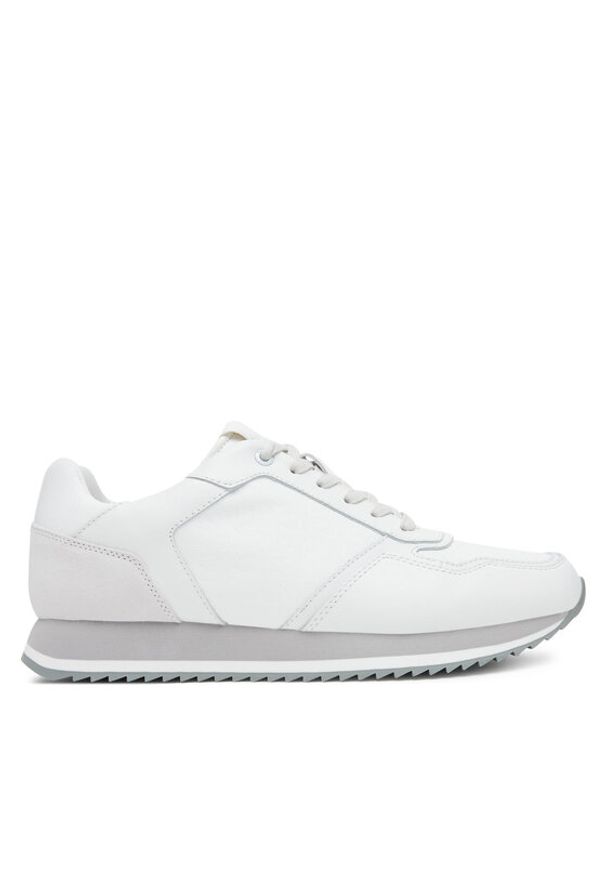 Calvin Klein Sneakersy Low Top Lace Up Lth Mono HM0HM01807 Szary. Kolor: szary. Materiał: skóra