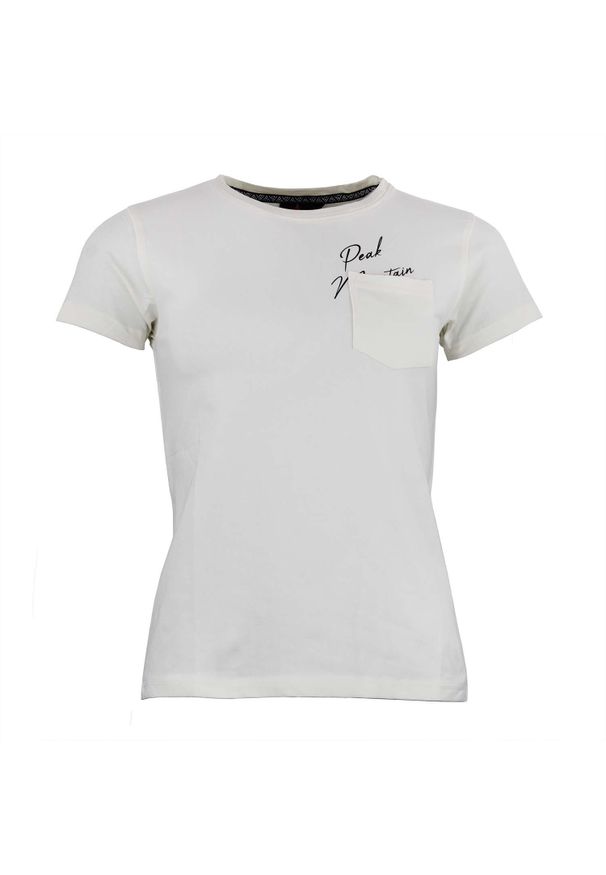 PEAK MOUNTAIN - Koszulka damska Peak Mountain Ajojo. Kolor: biały