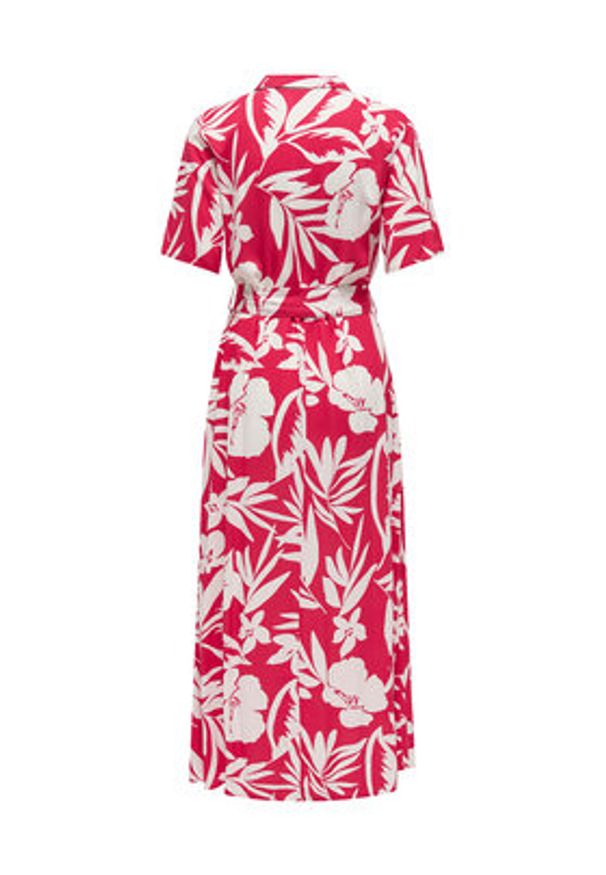 JDY Sukienka koszulowa Star 15320702 Różowy Regular Fit. Kolor: różowy. Materiał: wiskoza. Typ sukienki: koszulowe