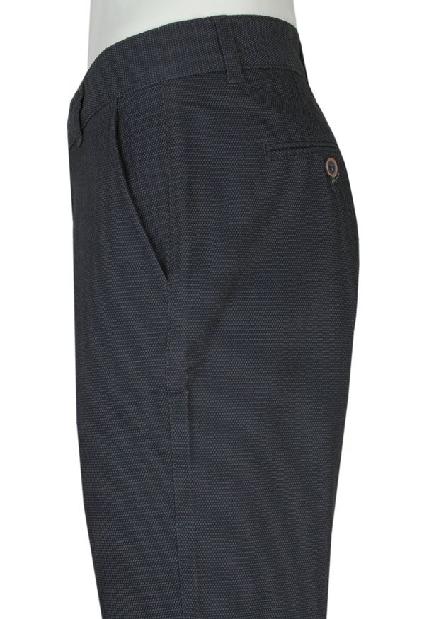 Spodnie Męskie Ravanelli - Slim Fit - Grafitowe. Kolor: szary. Materiał: bawełna, poliester