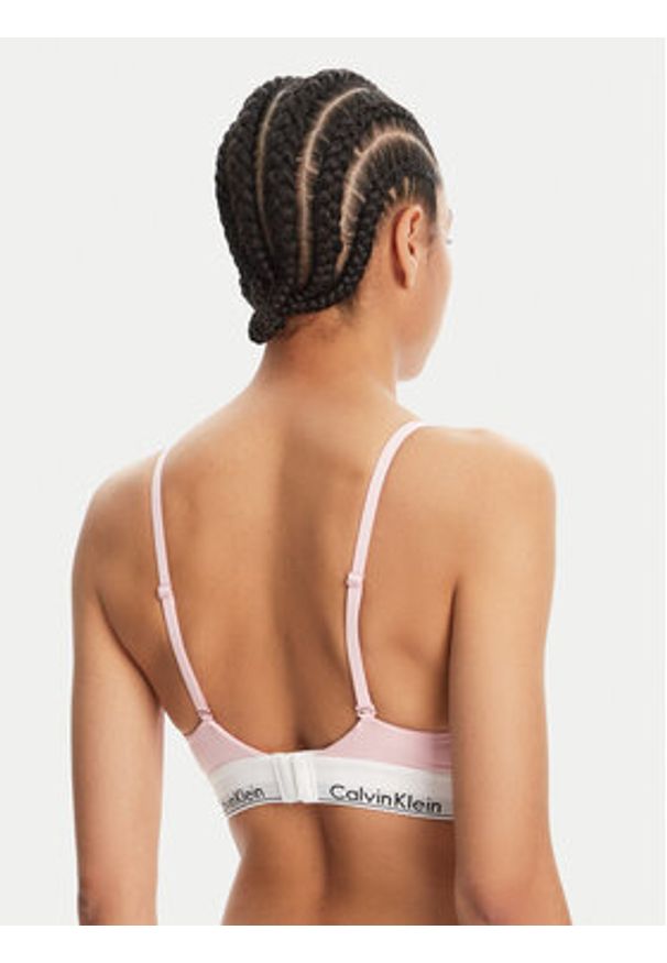Calvin Klein Underwear Biustonosz braletka 000QF5650E Różowy. Kolor: różowy. Materiał: bawełna