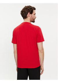 EA7 Emporio Armani T-Shirt 3DPT29 PJULZ 1461 Czerwony Regular Fit. Kolor: czerwony. Materiał: bawełna #3