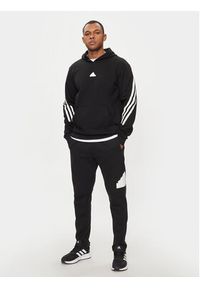 Adidas - adidas Bluza Future Icons 3-Stripes IN1841 Czarny Relaxed Fit. Kolor: czarny. Materiał: bawełna