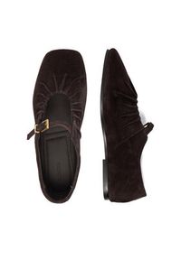 Gino Rossi Baleriny CEO-ADI-LT959S-Y2 Brązowy. Kolor: brązowy. Materiał: zamsz, skóra #8