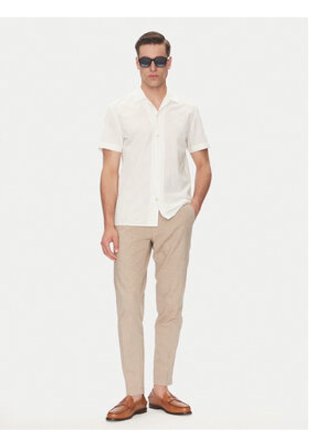 Baldessarini Koszula B3 76001.3703 Biały Regular Fit. Kolor: biały. Materiał: bawełna