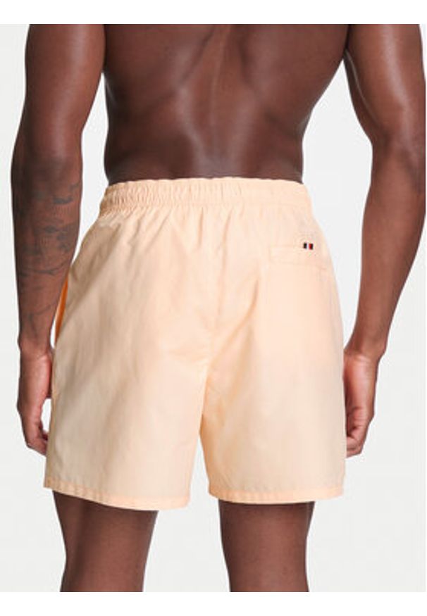 TOMMY HILFIGER - Tommy Hilfiger Szorty kąpielowe UM0UM03258 Pomarańczowy Regular Fit. Kolor: pomarańczowy. Materiał: syntetyk