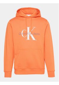 Calvin Klein Jeans Bluza J30J320805 Pomarańczowy Regular Fit. Kolor: pomarańczowy. Materiał: bawełna #3