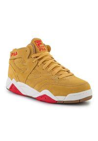 Buty Fila M-Squad S Mid M DDM0213-20022 żółte. Kolor: żółty. Materiał: zamsz, materiał, skóra, syntetyk. Szerokość cholewki: normalna #3