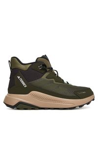 Adidas - adidas Trekkingi Terrex Anylander CLIMAWARM+ JQ9951 Khaki. Kolor: brązowy. Materiał: materiał