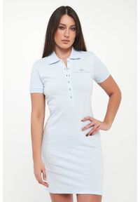 Aeronautica Militare - Sukienka z kołnierzem polo AERONAUTICA MILITARE. Typ kołnierza: polo #2