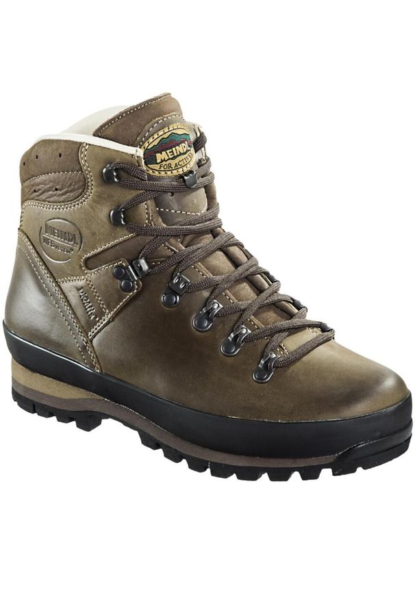 MEINDL - Buty trekkingowe Meindl Borneo 2 MFS. Kolor: czarny, brązowy, wielokolorowy. Materiał: nubuk, skóra. Sport: turystyka piesza