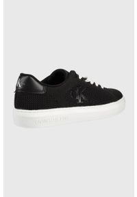 Calvin Klein Jeans tenisówki YW0YW00507.BDS damskie kolor czarny. Nosek buta: okrągły. Zapięcie: sznurówki. Kolor: czarny. Materiał: guma #2
